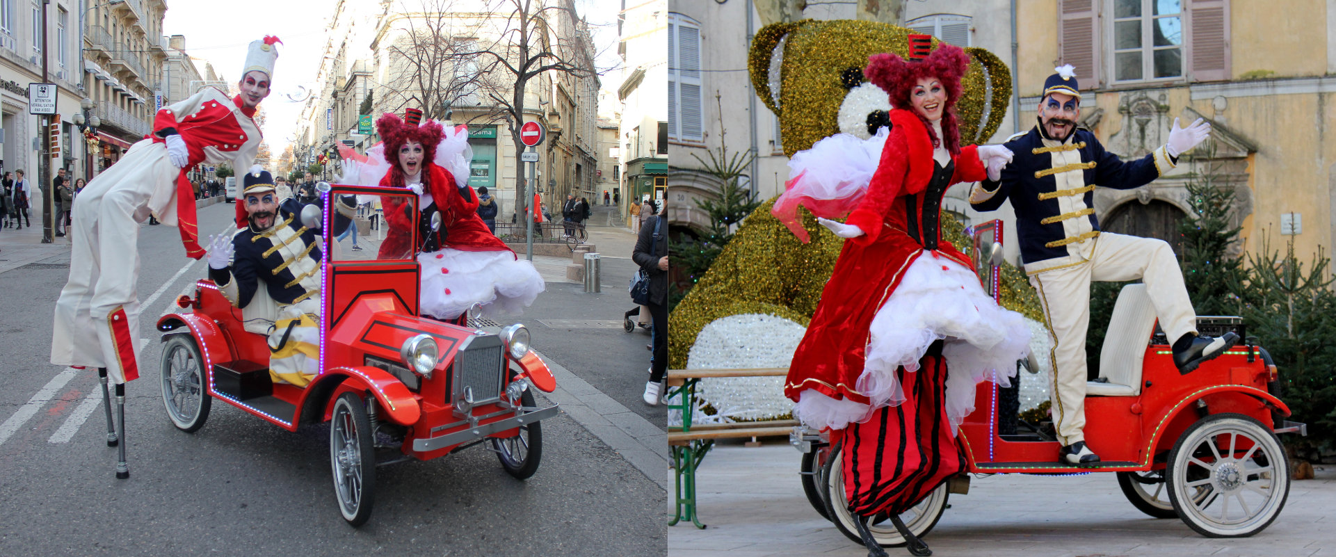 Spectacles de rue Sweety Tacot Compagnie d'Animations et de Spectacles de rue en déambulation et fixe